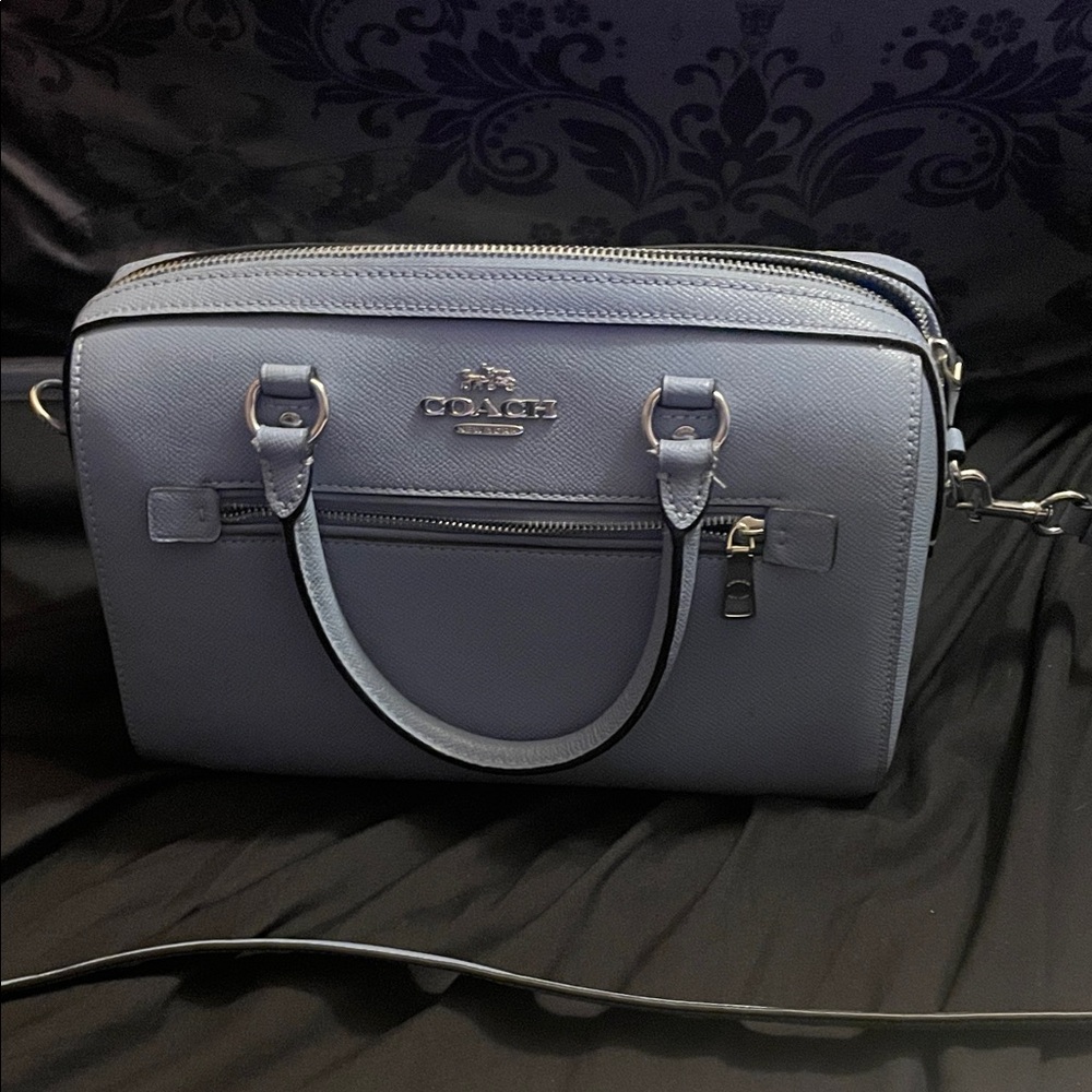 Coach Periwinkle Leather Satchel